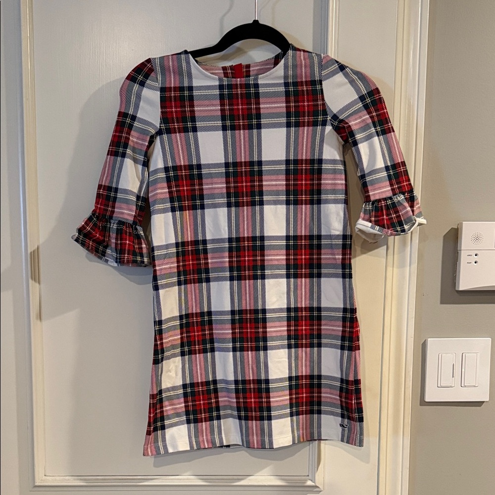 Vineyard Vines Holiday Plaid Dress- Girl’s Small (7/8)